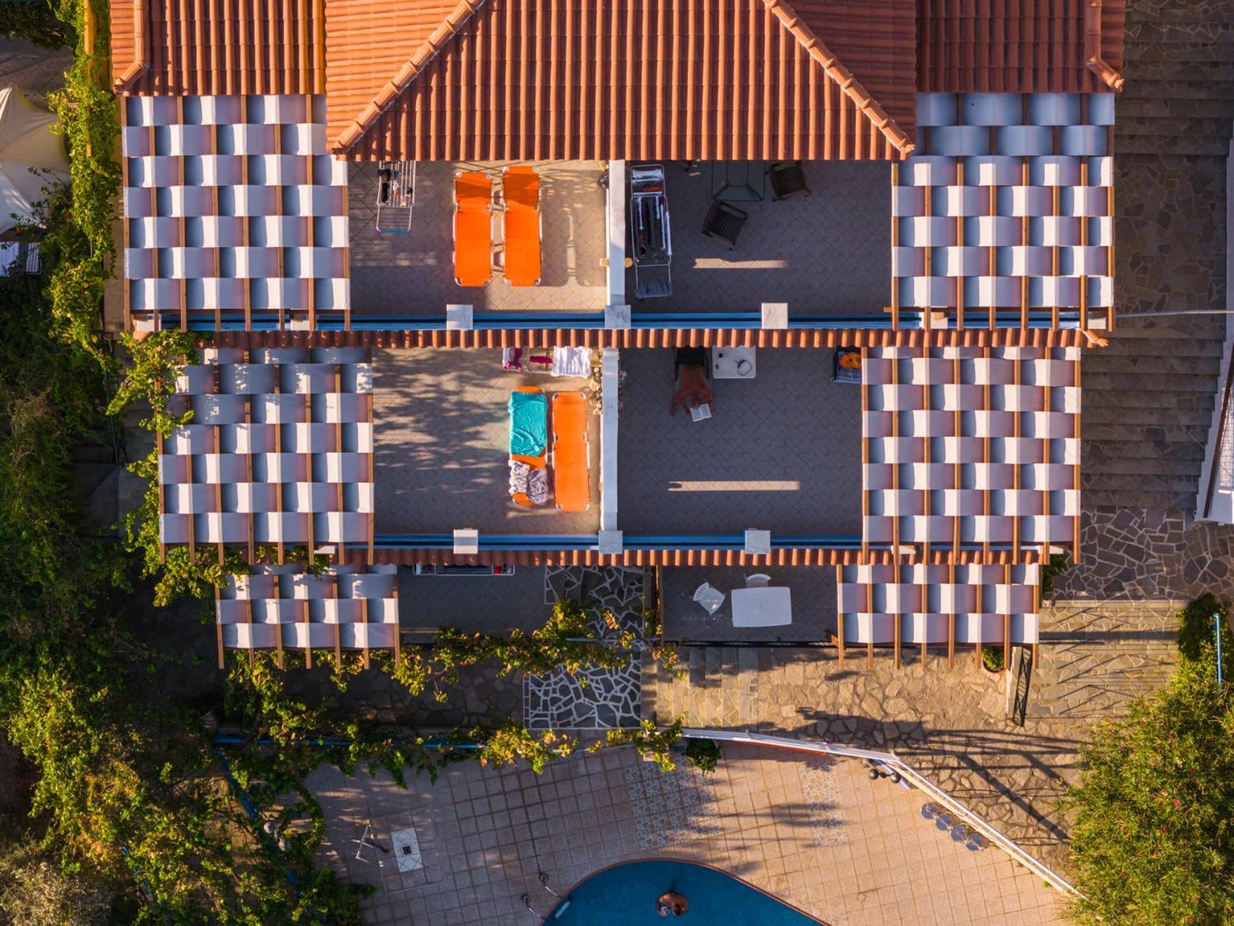 Pantheon Apartments & Studios Marathókampos Exterior foto